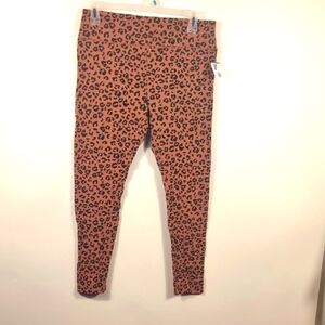 Wild Fable Women's Leopard Print High-Rise Leggings X-Large